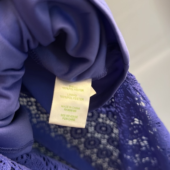 Strapless Size Large Lilly Pulitzer Crochet Dress - Picture 5 of 5